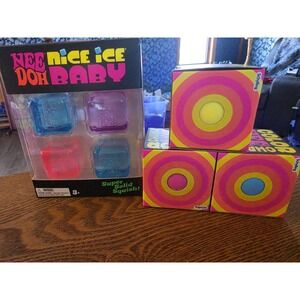 NeeDoh Nice Ice Baby,3  Ball Color Change  Lot 4